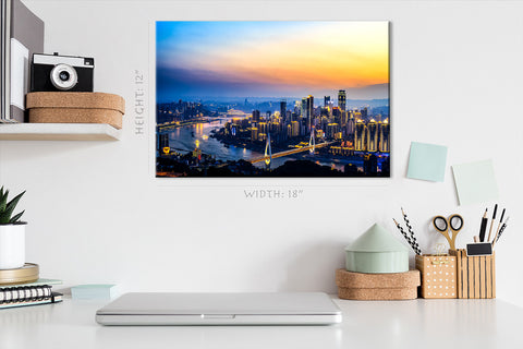 Canvas Print - Chongqing Skyline ، China #E0311