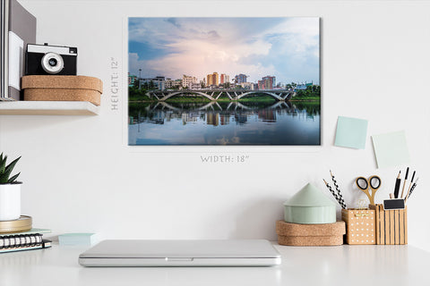 Canvas Print -  Skyscrapers Of Dhaka City, Bangladesh #E0334