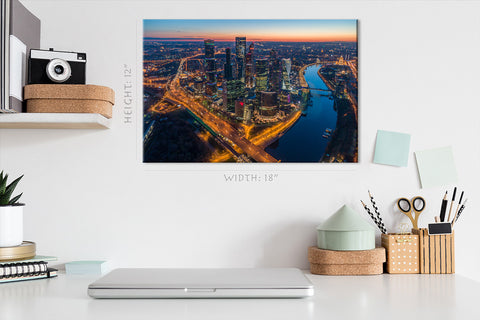 Canvas Print -  Moscow City International Business Center #E0323