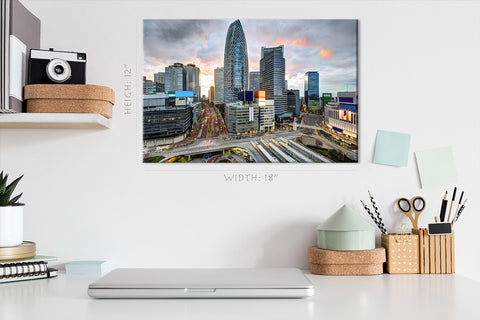 Canvas Print -  Shinjuku Ward Skyline, Tokyo, Japan #E0486