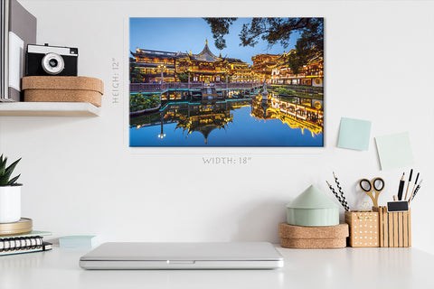 Canvas Print - Yuyuan Gardens ، Shanghai ، China #E0471