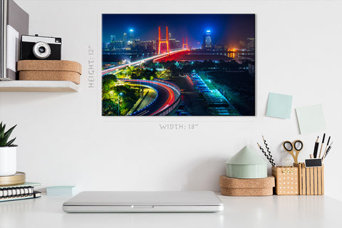 Canvas Print -  Shenzhen Cityscape, China #E0383