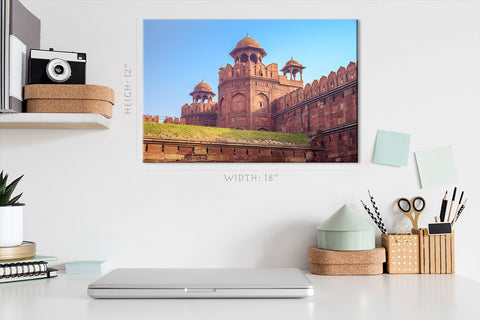 Impression sur toile - Lal Qila, Delhi, Inde #E0457