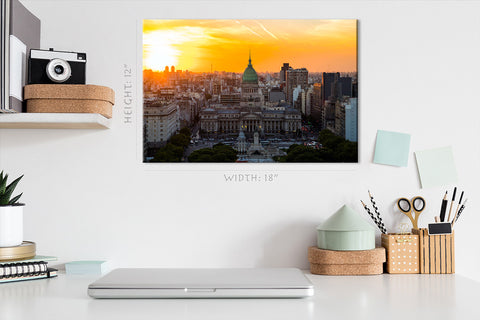 Canvas Print - National Congress Building of Buenos Aires #E0263