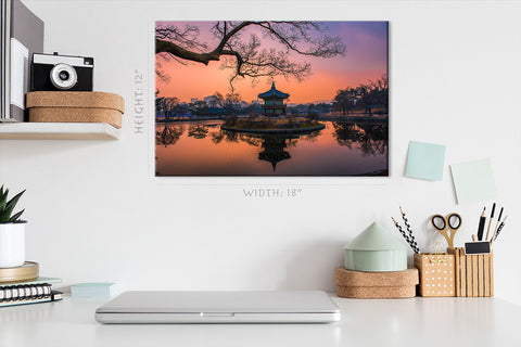 Print Canvas - قصر Gyeongbokgung ، سيول ، كوريا الجنوبية #E0441