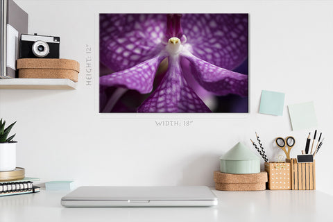 Impression sur toile - Orchidée pourpre #E0673