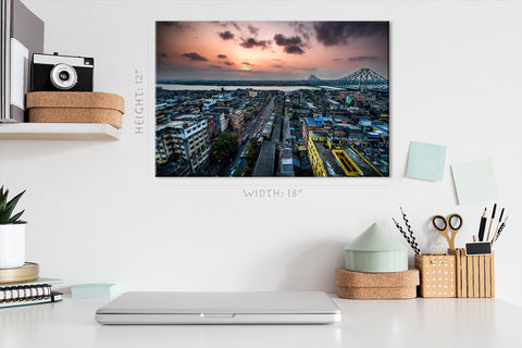 Canvas Print -  Calcutta Cityscape #E0292