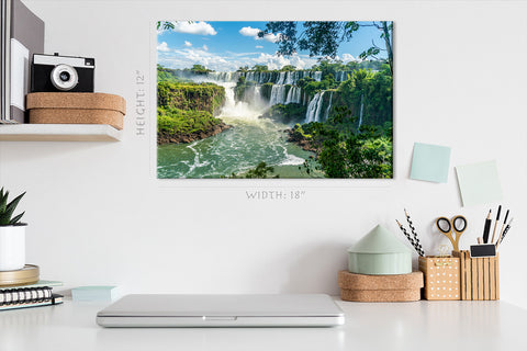 Canvas Print -  Iguazu Waterfall, Argentinian National Park, South America #E0570