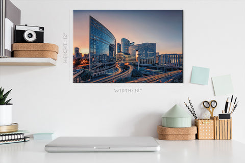 Canvas Print - Pariisin liiketoimintapiirin kaupunkikuva #E0240