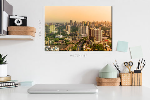 Canvas Print - Mumbai Skyscape ، India #E0415