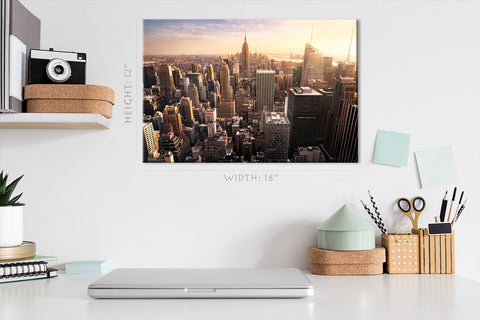 Canvas Print -  New York Skyline At Sunset #E0409