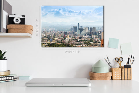 Canvas Print -  Panoramic View Of Mexico City Downtown, Mexico #E0367