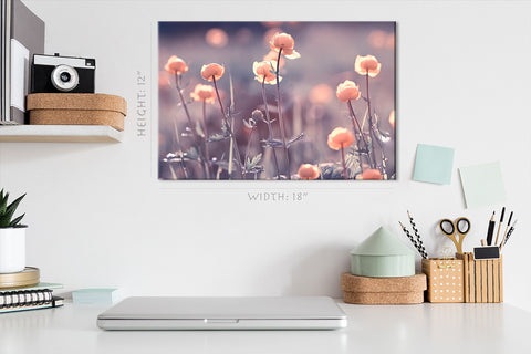 Impression sur toile - Belles petites fleurs au printemps #E0633