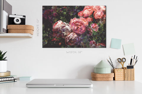 Canvas Print -  Peony Buds #E0830