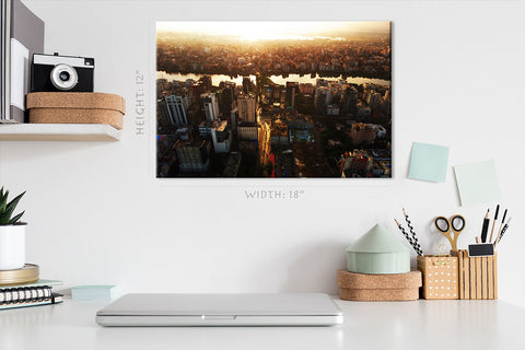 Canvas Print -  Beautiful Aerial View Of Dhaka, Bangladesh #E0343