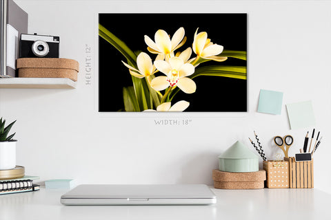 Canvas Print -  Magical Yellow Orchids #E0680