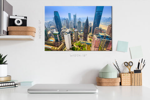 Canvas Print -  Chongqing, China Skyscraper Cityscape #E0314