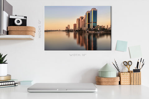 Canvas Print -  Cairo Skyline Egypt, Nile River #E0360