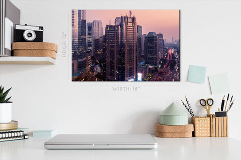 Canvas Print - Jakarta Downtown Cityscape ، Indonesia #E0463