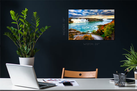 Canvas Print - Niagara Waterfall في الخريف ، كندا #E0581