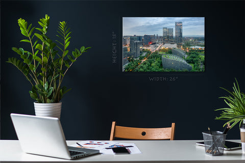 Canvas Print -  Bird Nest Stadium In Beijing. #E0336