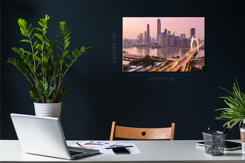 Canvas Print -  Guangzhou Cityscape, China #E0438