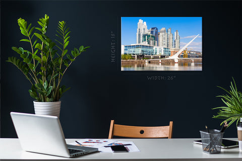 Canvas Print - Puerto Madero District van Buenos Aires #E0259