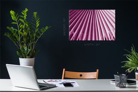 Canvas Print -  Palm Leaf, Pink Tint #E0713