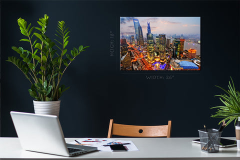 Canvas Print -  Lujiazui Cityscape, Shanghai, China #E0464