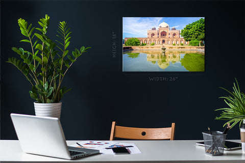 Canvas Print -  Facade View Of Humayun's Tomb, Delhi, India #E0456