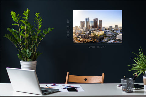 Canvas Print - Los Angeles Skyline ، California #E0348