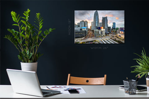 Canvas Print - Shinjuku Ward Skyline ، طوكيو ، اليابان #E0486