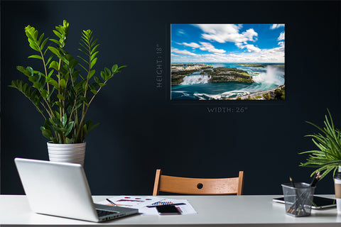 Canvas Print -  Panorama Of Niagara Waterfall, Canada #E0580