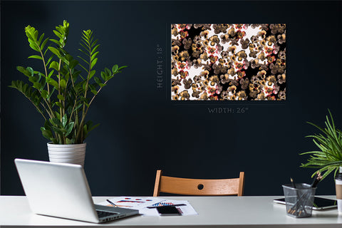 Canvas Print - Wild Flowers ، لوحة مائية #E0847