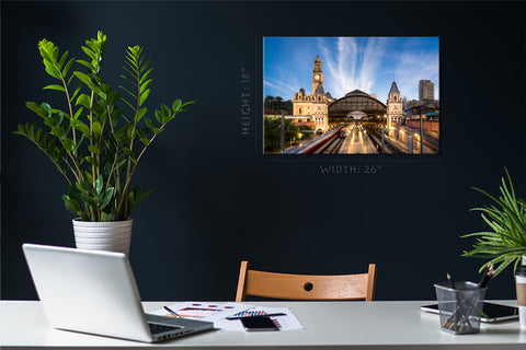 Canvas Print -  Luz Train Station, San Paulo, Brazil #E0378