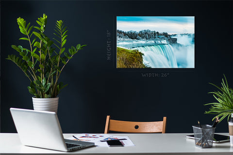 Canvas Print -  Panorama Of Niagara Waterfall, Canada #E0578