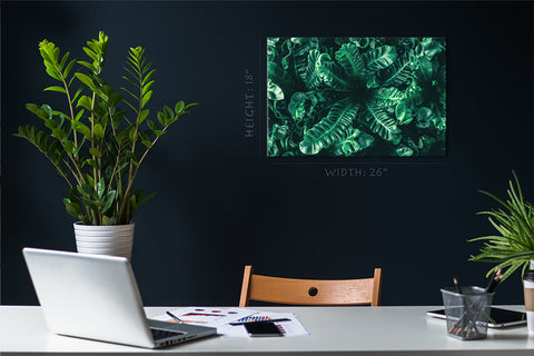 Canvas Print -  Tropical Green Foliage #E0824