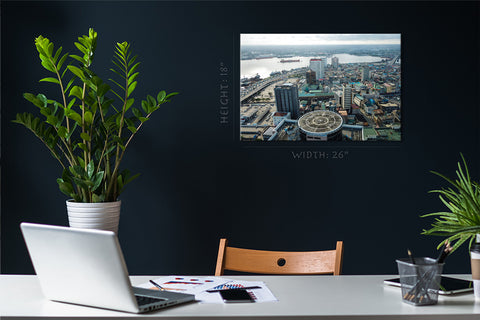 Canvas Print - Lagos Island Cityscape ، Nigeria #E0366