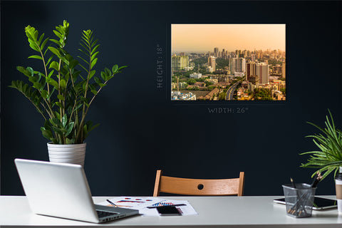 Canvas Print - Mumbai Skyscape ، India #E0415