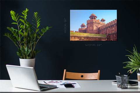 Canvas Print -  Lal Qila, Delhi, India #E0457