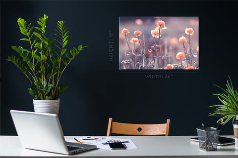 Canvas Print -  Beautiful Little Flowers At Spring #E0633