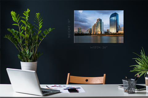 Canvas Print - Bangkok Cityscape ، Business District #E0306