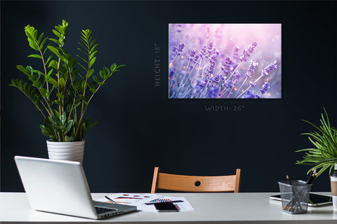 Canvas Print -  Magical Purple Lavender Flowers #E0794