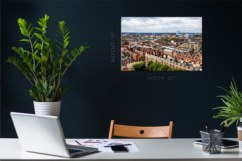 Canvas Print - Luftansicht Westminster London #E0266