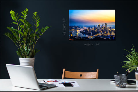 Canvas Print - Chongqing Skyline ، China #E0311