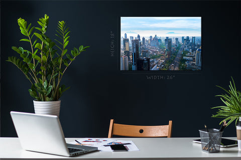 Canvas Print -  Jakarta Downtown Cityscape At Morning #E0469