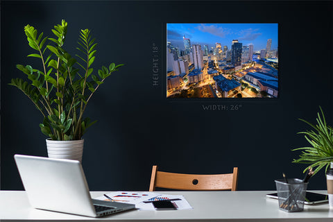 Canvas Print -  Manila Skyline, Philippines #E0424