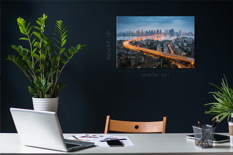 Canvas Print -  Yangtze Skyline, China #E0349