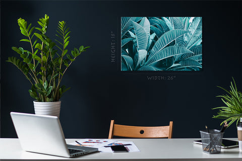 Canvas Print -  Frangipani Foliage #E0638