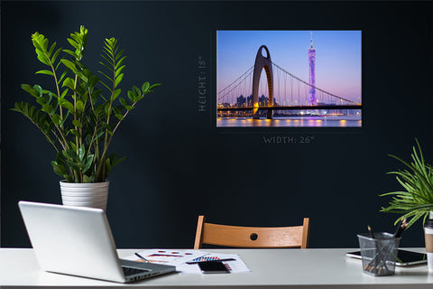 Canvas Print - Liede Bridge in Guangzhou ، China #E0439